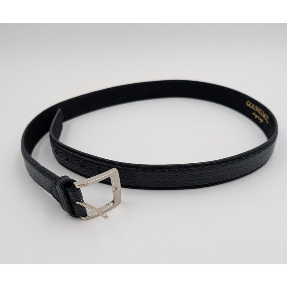 Gold Coast Men's Leather Belt Brown & Black Set of 2 Size 38-42